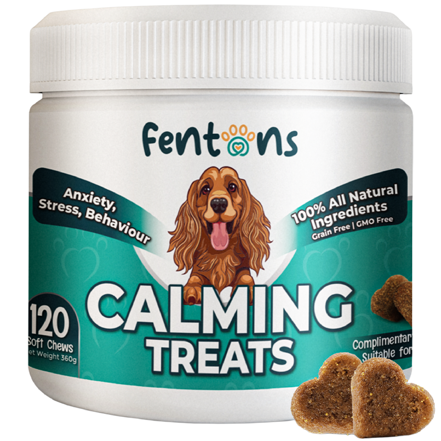 Dog Calming Treats - Supports Stress, Anxiety and Behavioural Issues