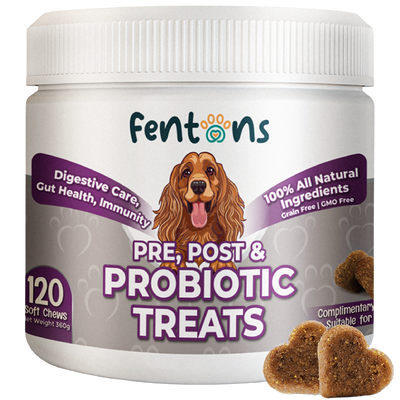 Dog Digestive & Gut Health Treats - Supports Immunity, Healthy Dogs & Stinky-Free Poops
