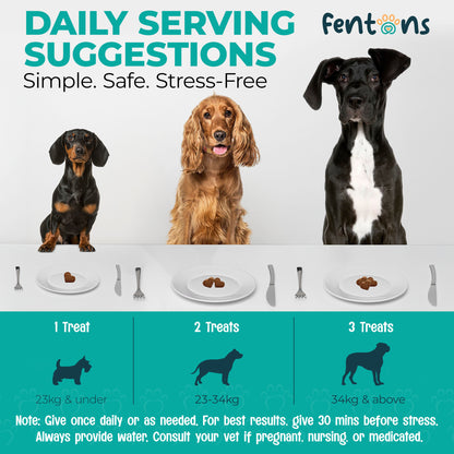 Dog Calming Treats - Supports Stress, Anxiety and Behavioural Issues