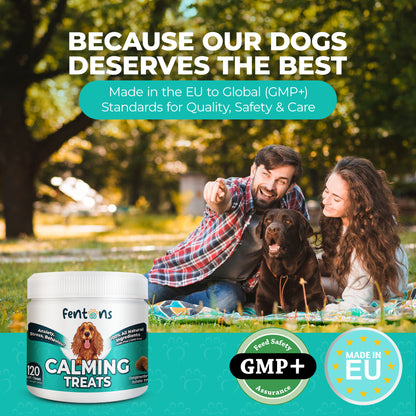 Dog Calming Treats - Supports Stress, Anxiety and Behavioural Issues