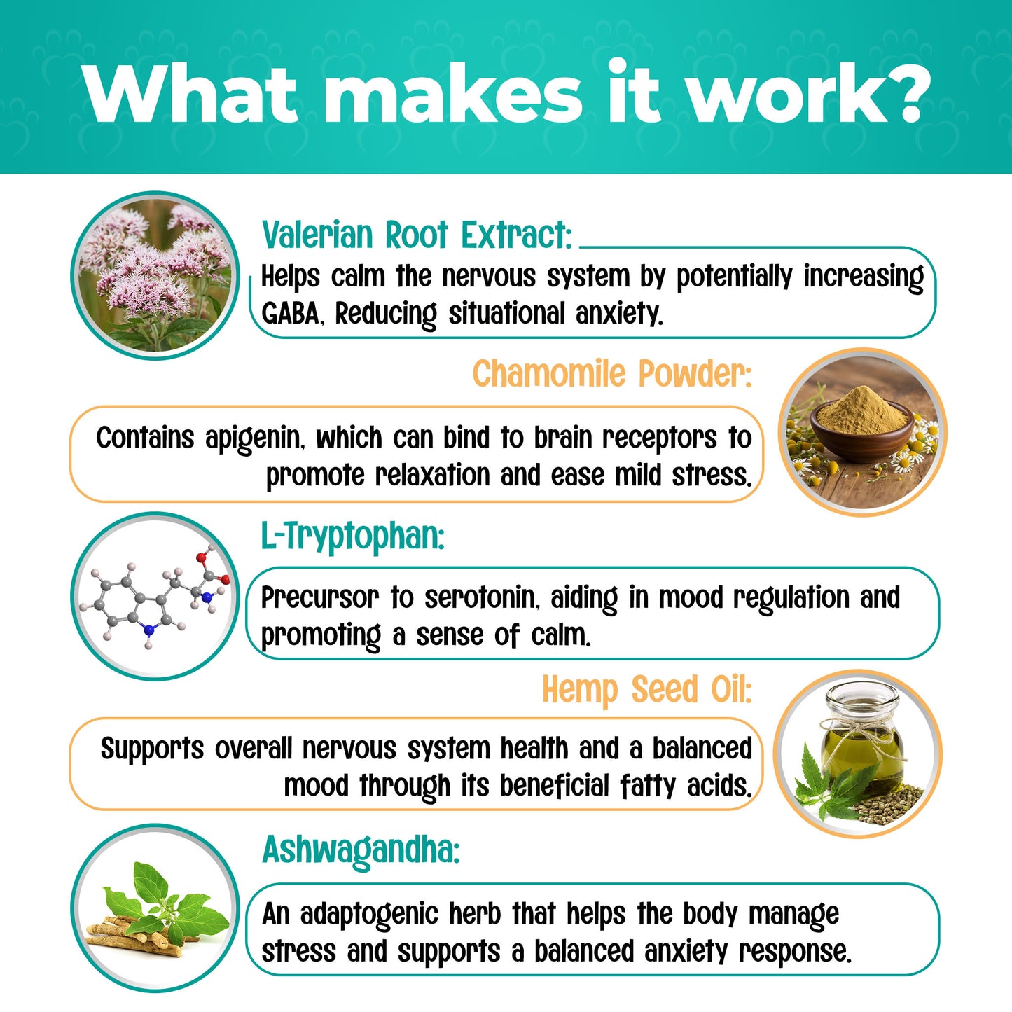 Dog Calming Treats - Supports Stress, Anxiety and Behavioural Issues