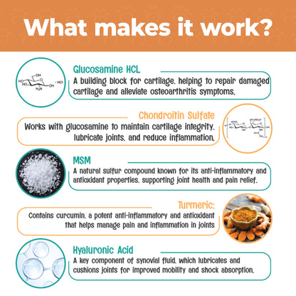 Dog Hip & Joint Treats - Supports Mobility, Immunity & Walks For Life